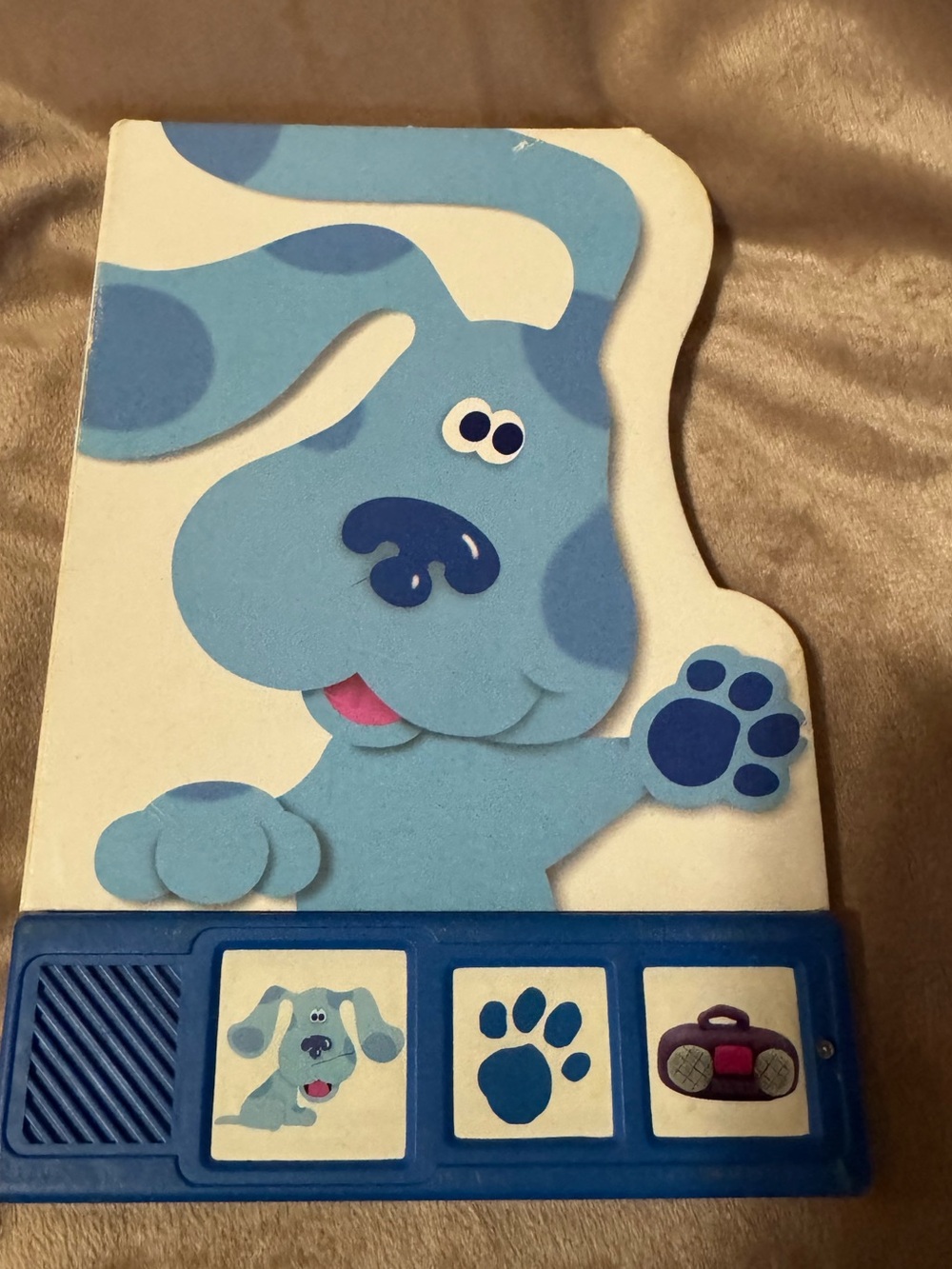 Vintage Let’s Play Blues Clues sound book 1999